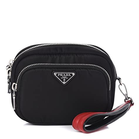 wristlet pouch prada|prada pouch price.